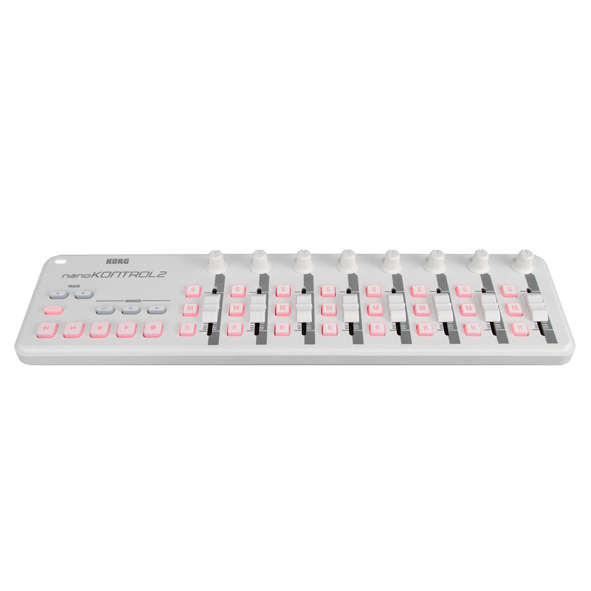 Korg nanoKONTROL2 USB MIDI Slim-Line Controller (White)