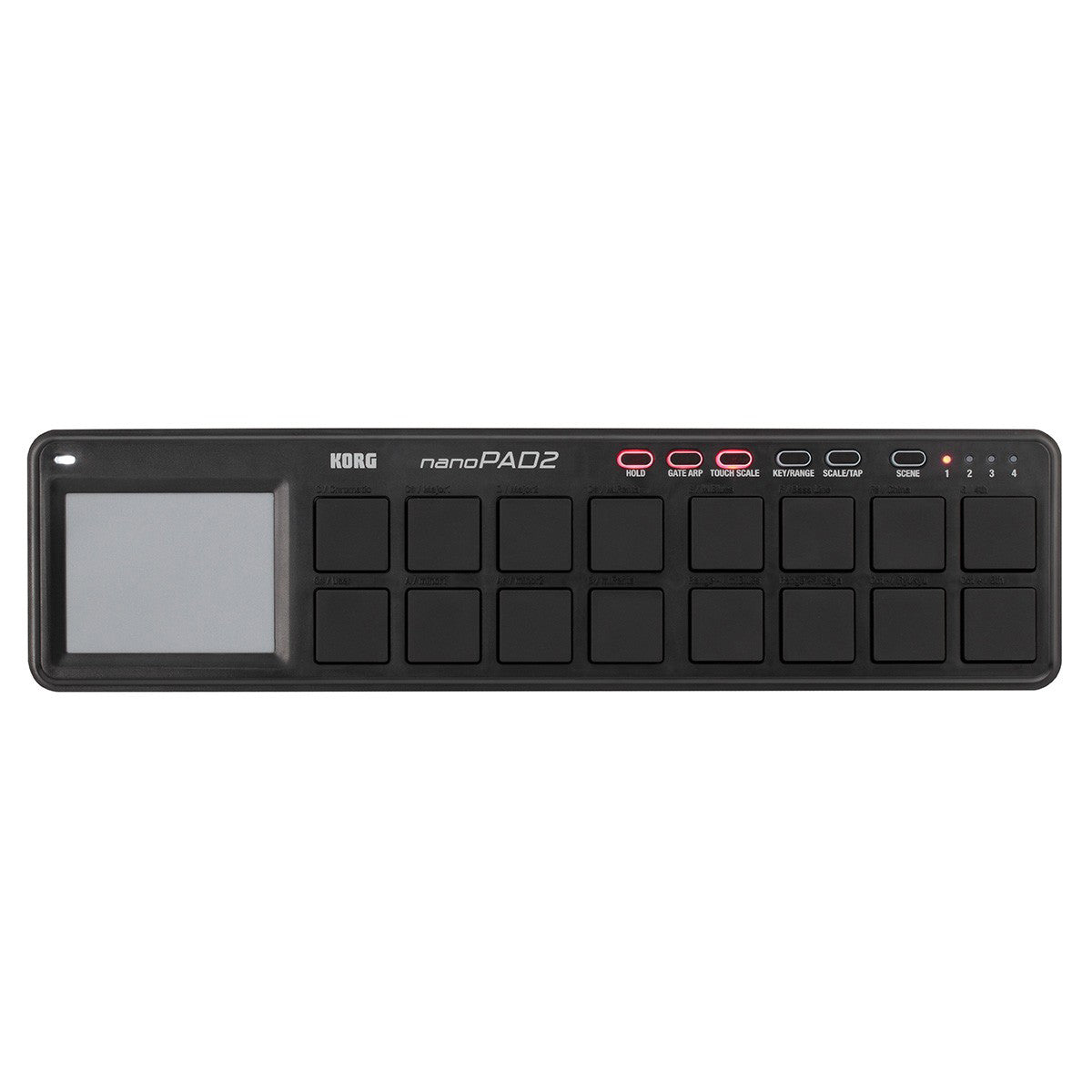 Korg nanoPAD2 USB MIDI Slim-Line Controller (Black)