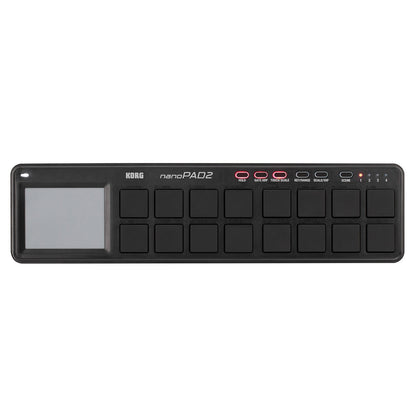 Korg nanoPAD2 USB MIDI Slim-Line Controller (Black)