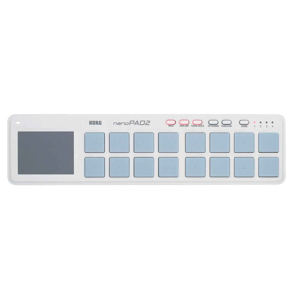 Korg nanoPAD2 USB MIDI Slim-Line Controller (White)