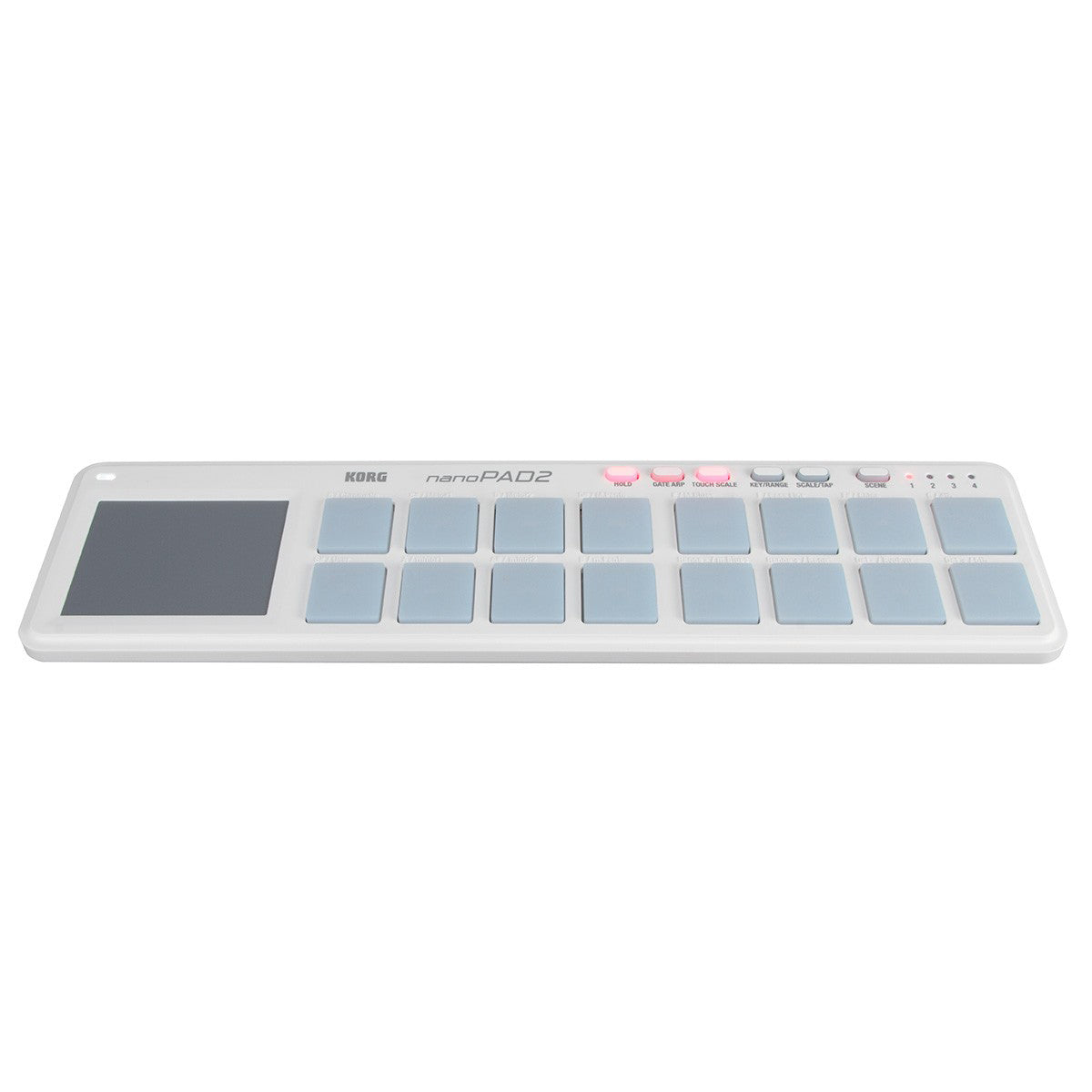 Korg nanoPAD2 USB MIDI Slim-Line Controller (White)