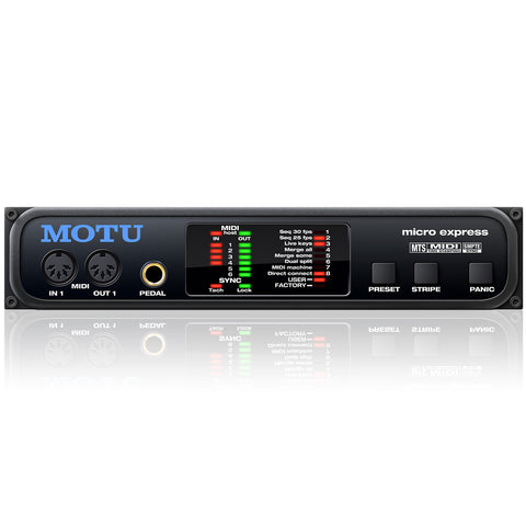 MOTU micro express MIDI Interface