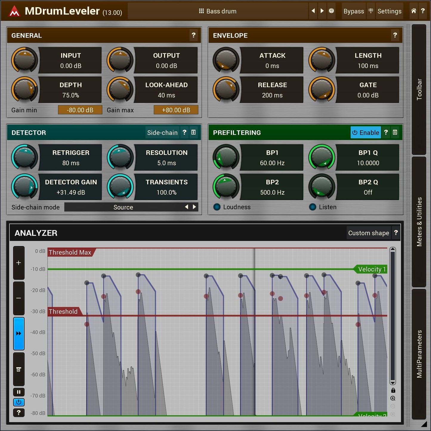 MeldaProduction MDrumLeveler