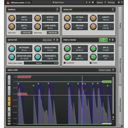 MeldaProduction MDrumLeveler