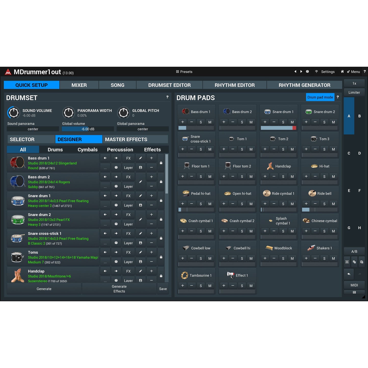 MeldaProduction MDrummer