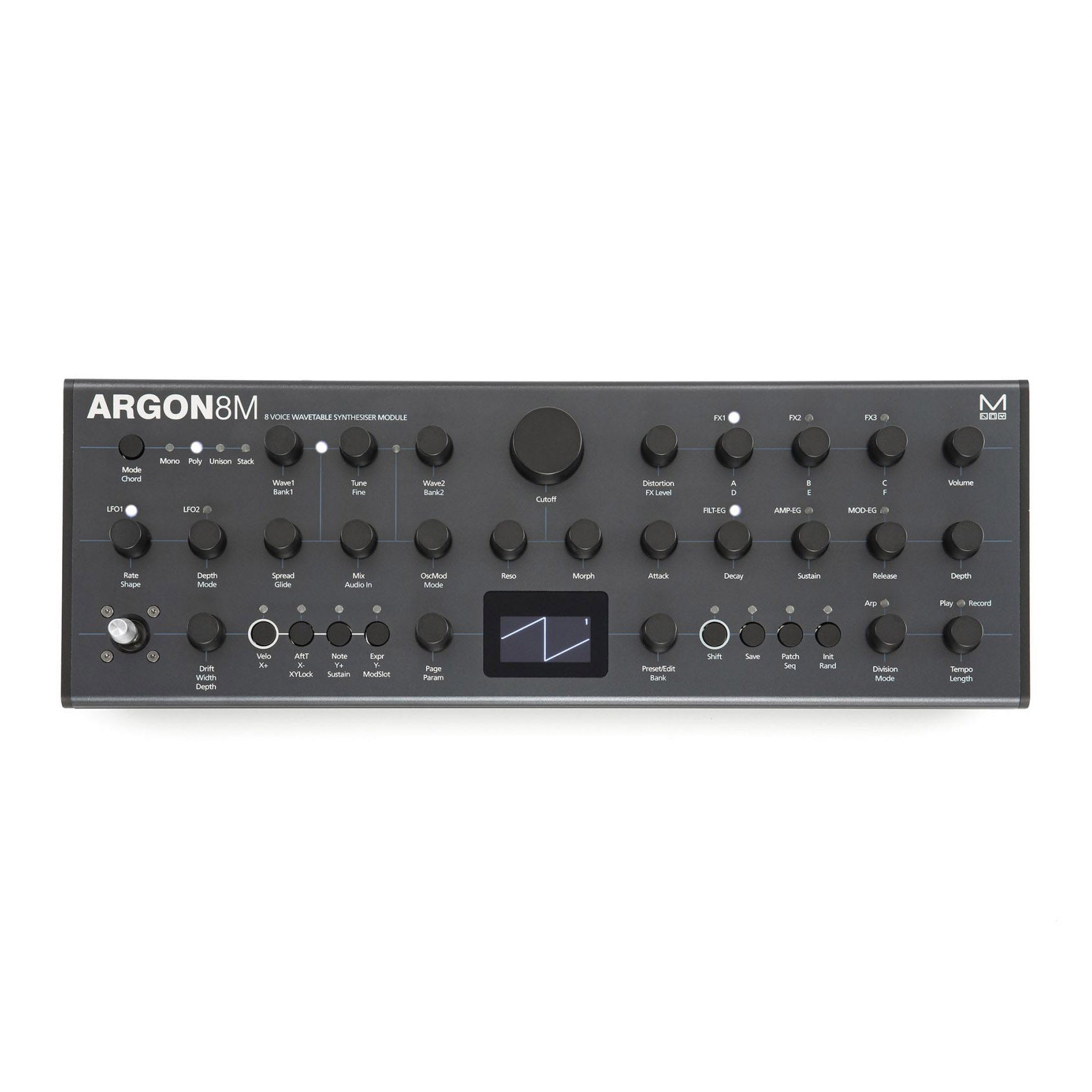 Modal Electronics Argon8M Polyphonic Wavetable Synthesizer Module (8-Voice)