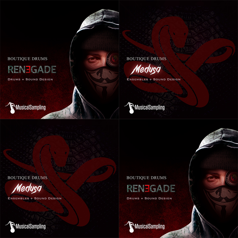 Musical Sampling Aggrsn Drums Bundle Virtual Instrument