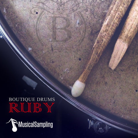 Musical Sampling Boutique Drums Ruby Virtual Instrument