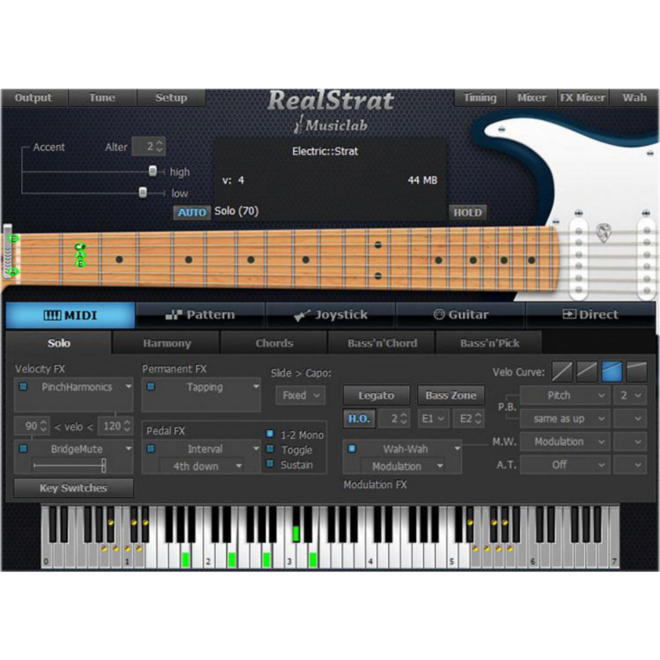 Musiclab RealStrat 5 Virtual Instrument