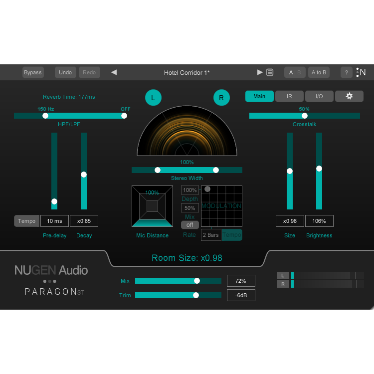 NUGEN Audio Paragon ST Reverb Plug-In