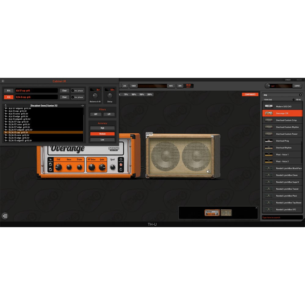 Overloud TH-U Full Upgrade from TH-3 Edition (Rock, Metal, Funk and R&B)