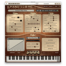Pianoteq Harp Concert Harp Virtual Instrument
