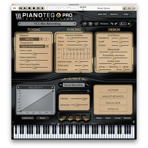 Pianoteq YC5 Rock Piano Virtual Instrument