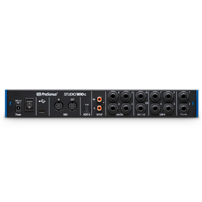PreSonus Studio 1810c Audio Interface (USB-C - 18 x 8 - 192 kHz)