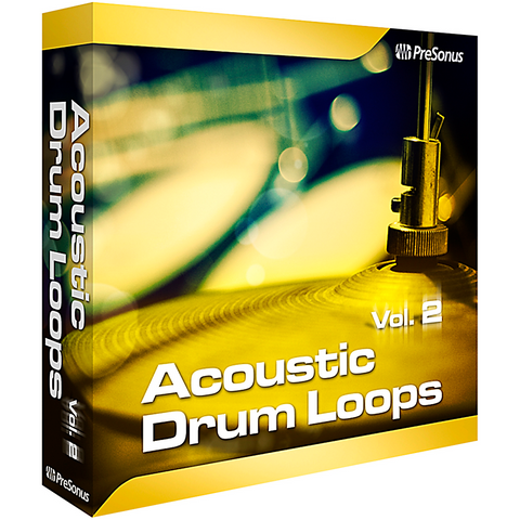PreSonus Acoustic Drum Loops Vol. 2 - Stereo