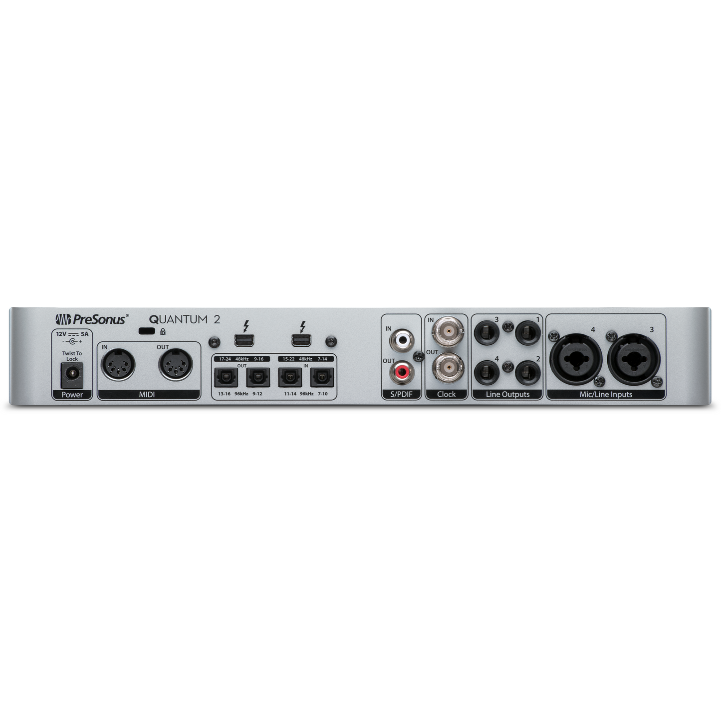 PreSonus Quantum 2 Audio Interface (Thunderbolt 2 - 22 x 24)
