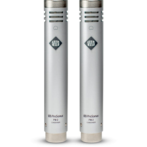 PreSonus PM-2 Condenser Microphones (Cardioid Stereo Pair)