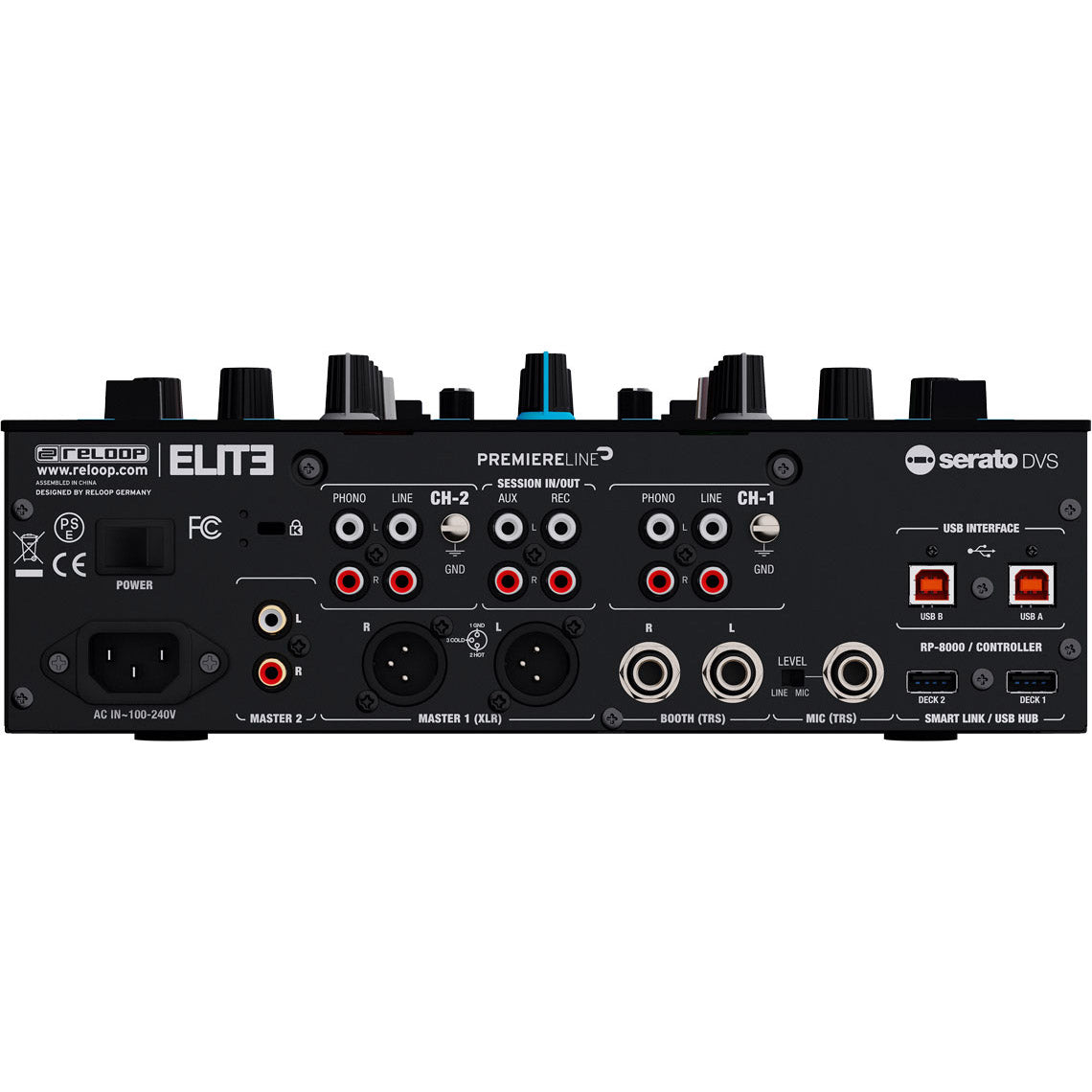Reloop Elite DVS Mixer for Serato (2-Channel)