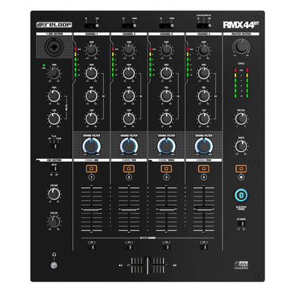 Reloop RMX-44 BT DJ Mixer (4-Channel Bluetooth)