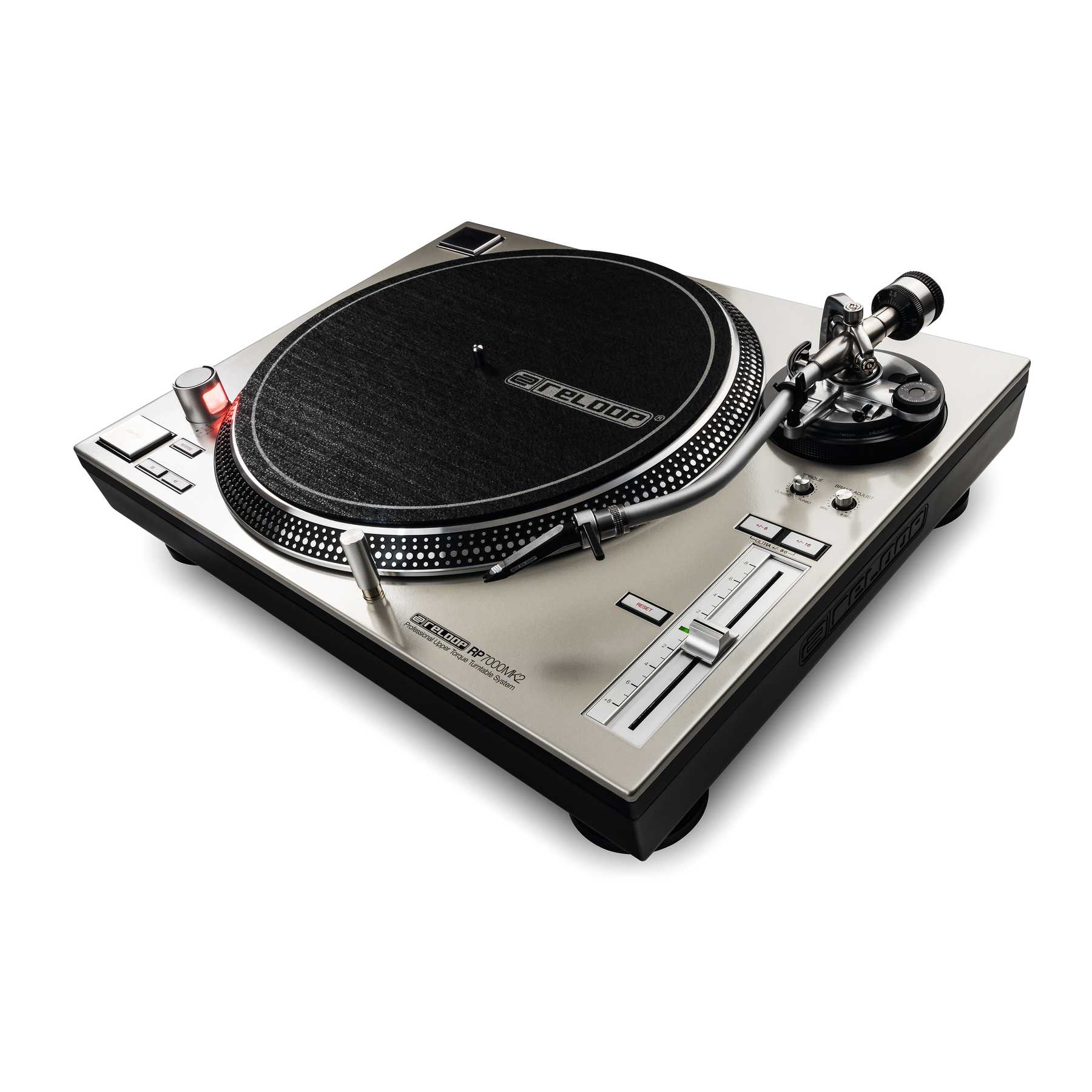 Reloop RP-7000 MK2 DJ Turntable (Direct-Drive - Silver)
