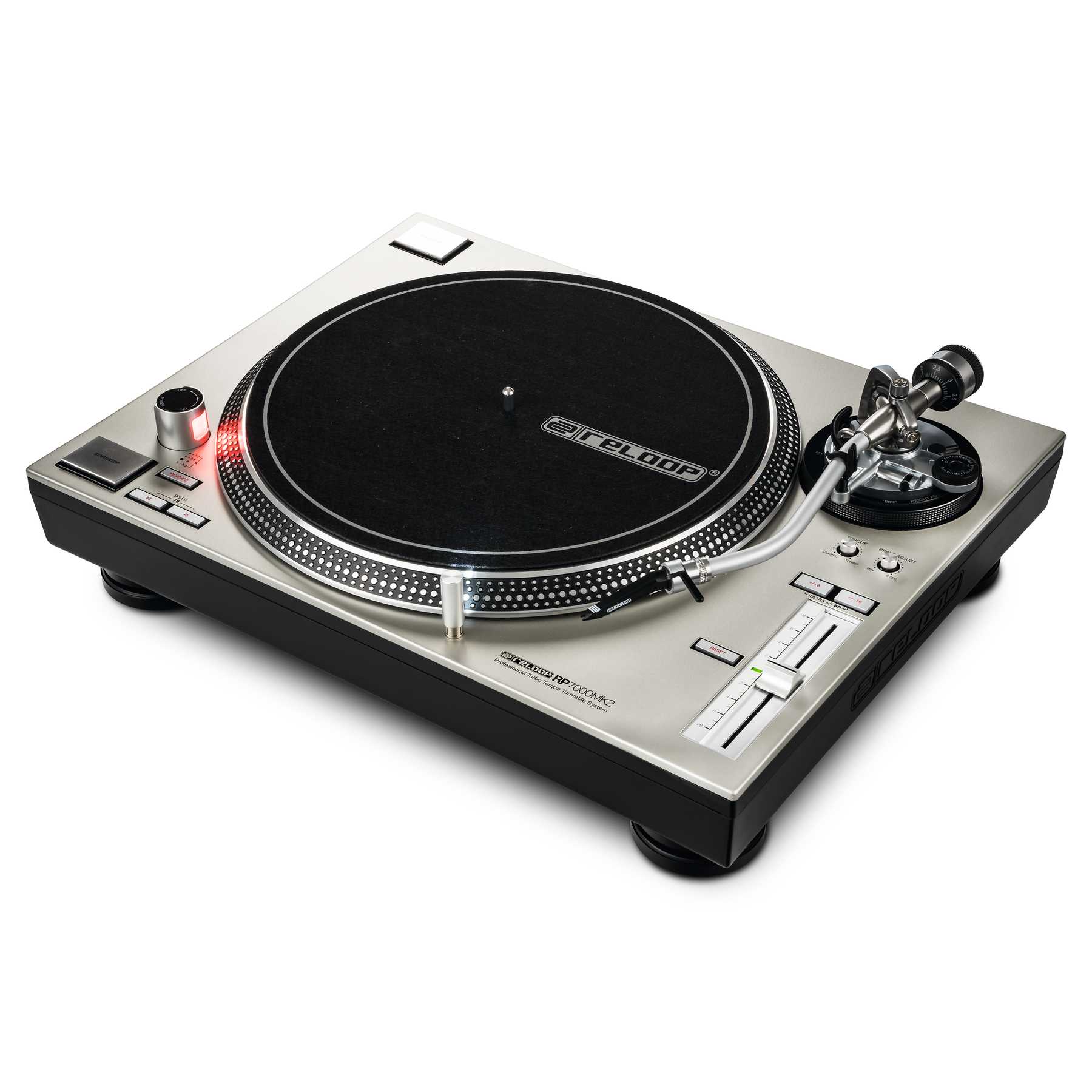 Reloop RP-7000 MK2 DJ Turntable (Direct-Drive - Silver)