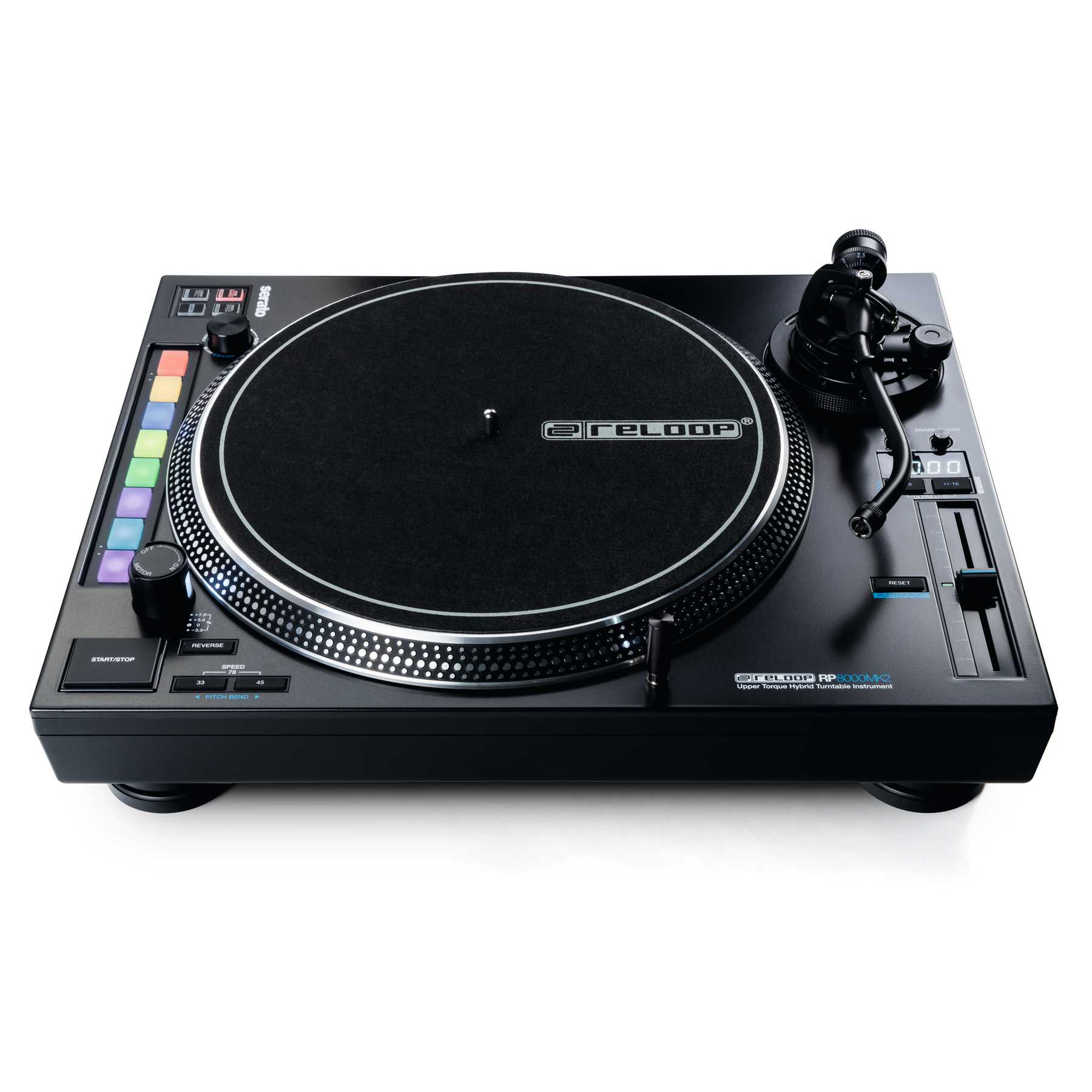 Reloop RP-8000 MK2 DJ Turntable for Serato (Direct-Drive)