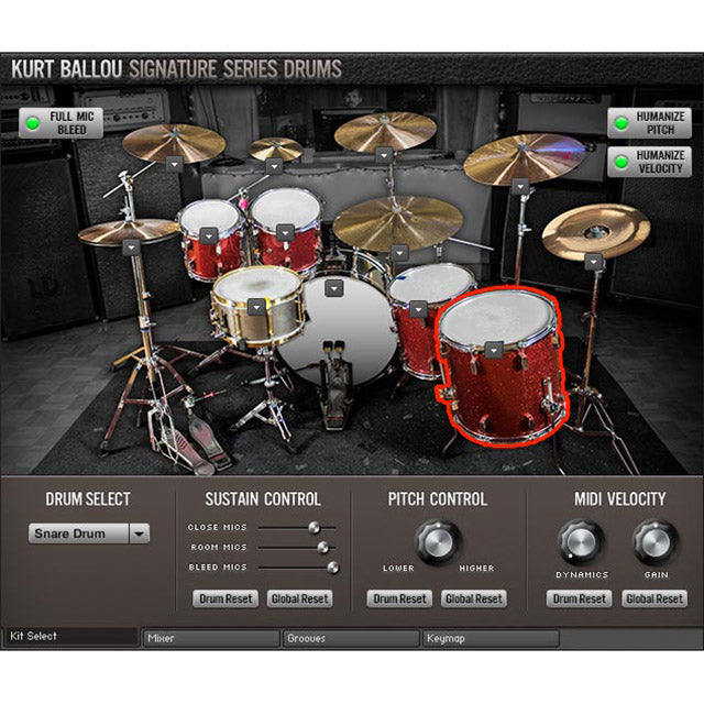 Room Sound Kurt Ballou Signature Series Drums (Virtual Instrument)