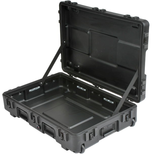 SKB R Series Utility Case (Empty) - 3R3221-7B-EW (Retractable Handle & Wheels) - Waterproof Roto Molded