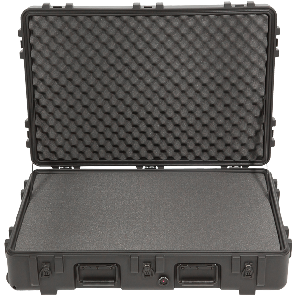 SKB R Series Utility Case (Cubed Foam) - 3R3221-7B-CW (Retractable Handle & Wheels) - Waterproof Roto Molded