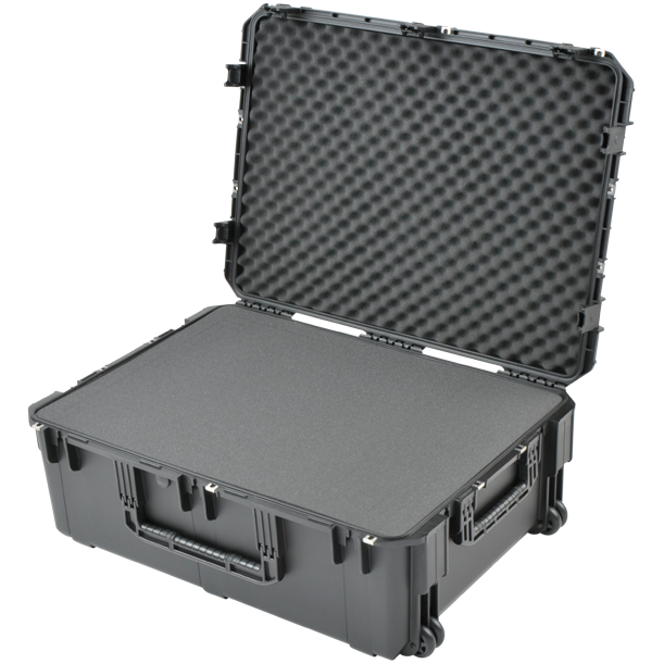SKB iSeries Utility Case (Cubed Foam) - 3i-3424-12BC (Wheels) - Waterproof Injection Molded