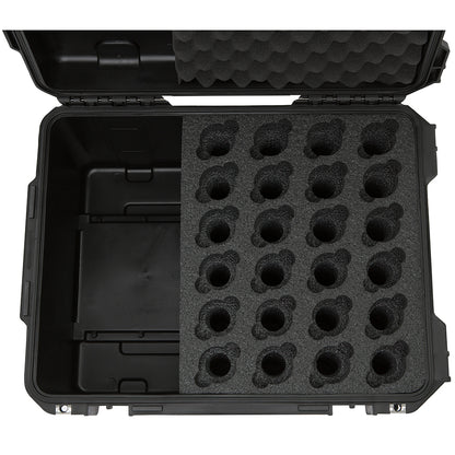 SKB 3i-2015-MC24 iSeries Microphone Case (24 Microphones) - Wheels
