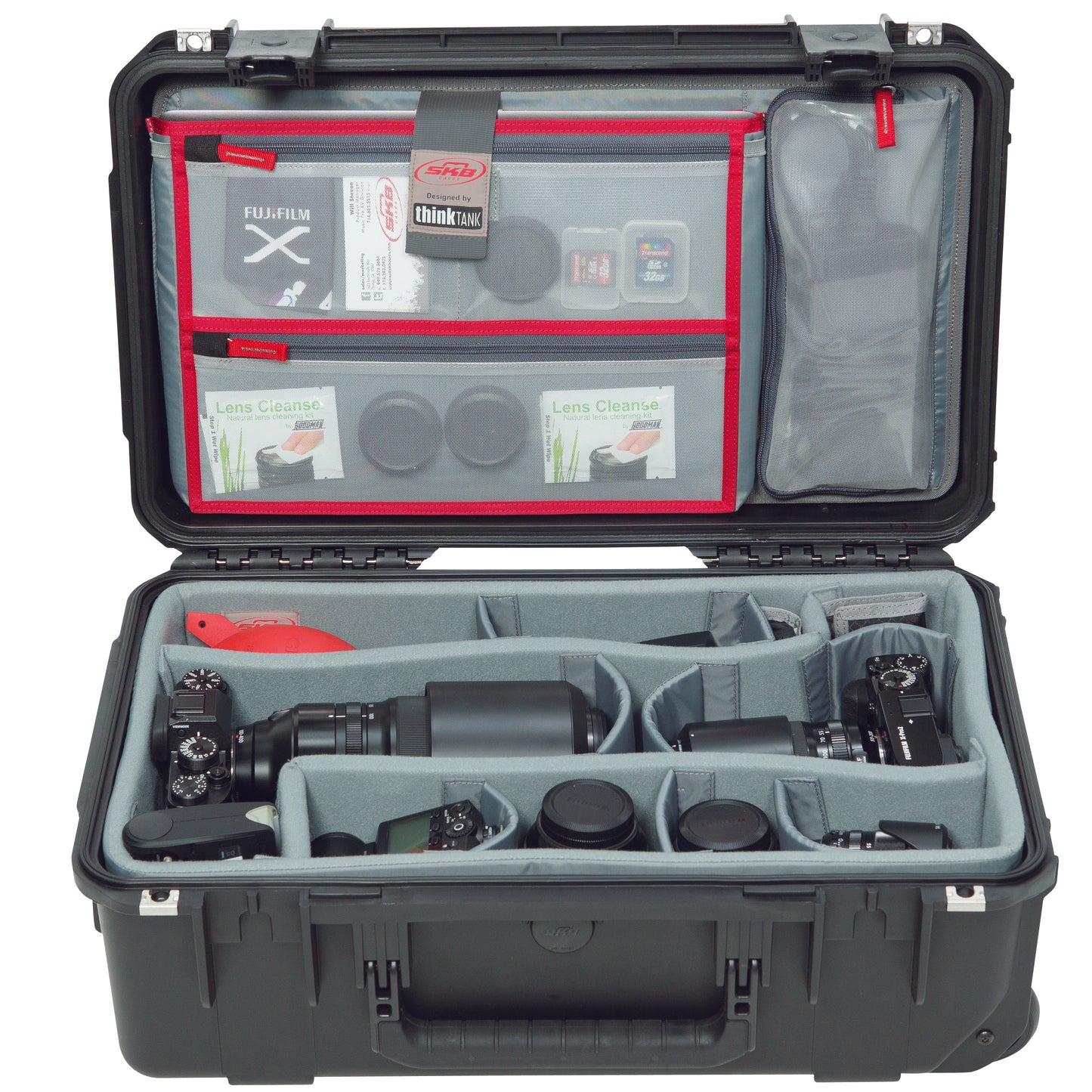 SKB 3i-2011-7DL iSeries Case - Think Tank Divider & Lid Organizer (Retractable Handle & Wheels)