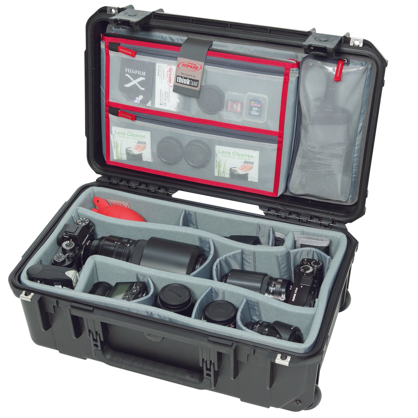 SKB 3i-2011-7DL iSeries Case - Think Tank Divider & Lid Organizer (Retractable Handle & Wheels)