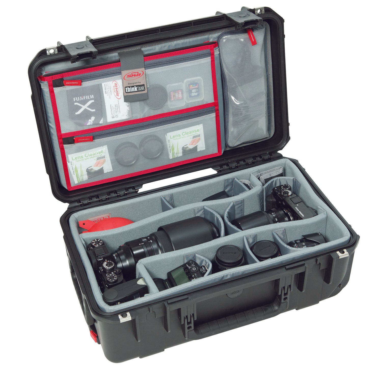 SKB 3i-2011-7DL iSeries Case - Think Tank Divider & Lid Organizer (Retractable Handle & Wheels)