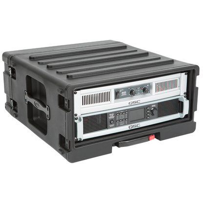 SKB 1SKB-R4UW Rack Case (4U) - Retractable Handle & Wheels