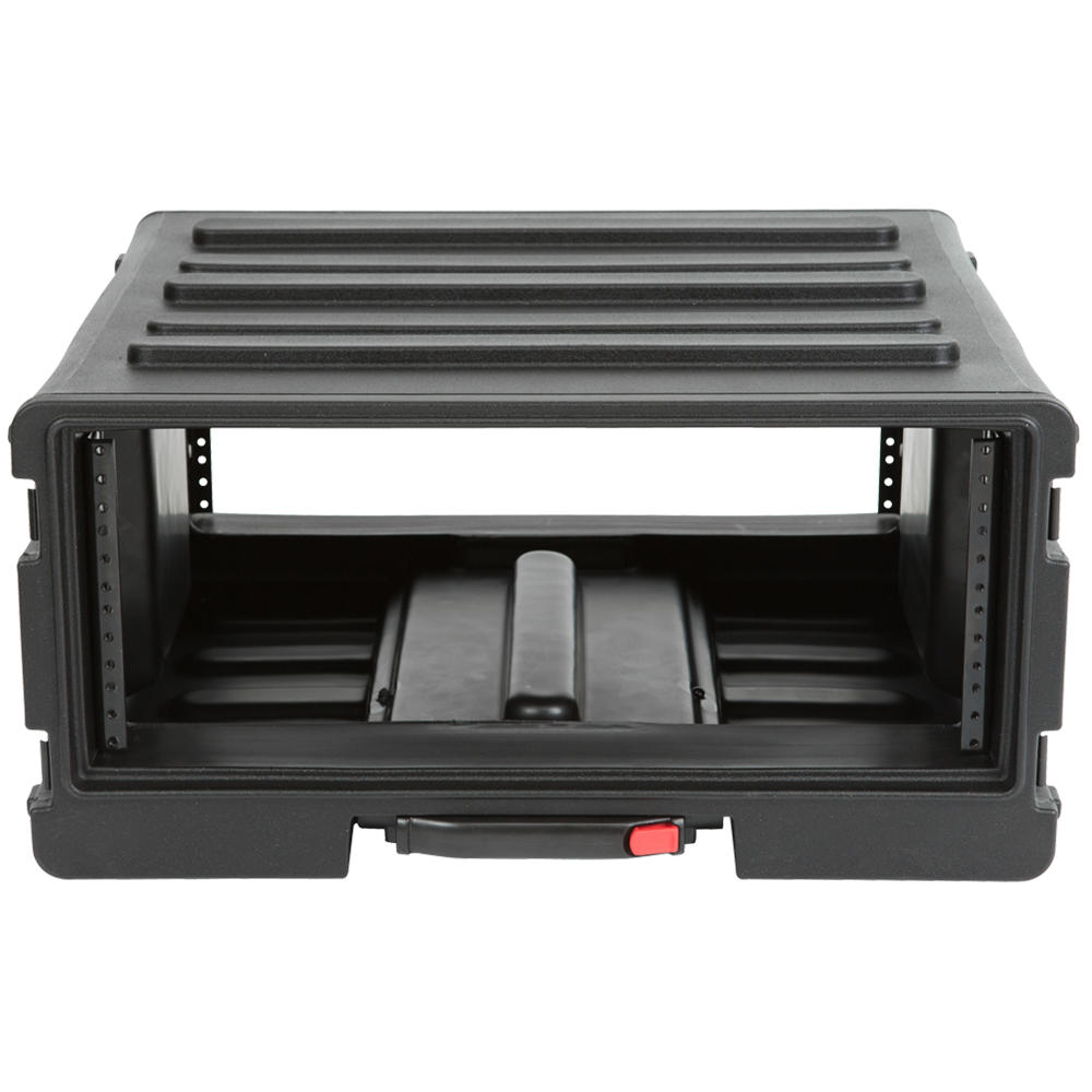 SKB 1SKB-R4UW Rack Case (4U) - Retractable Handle & Wheels