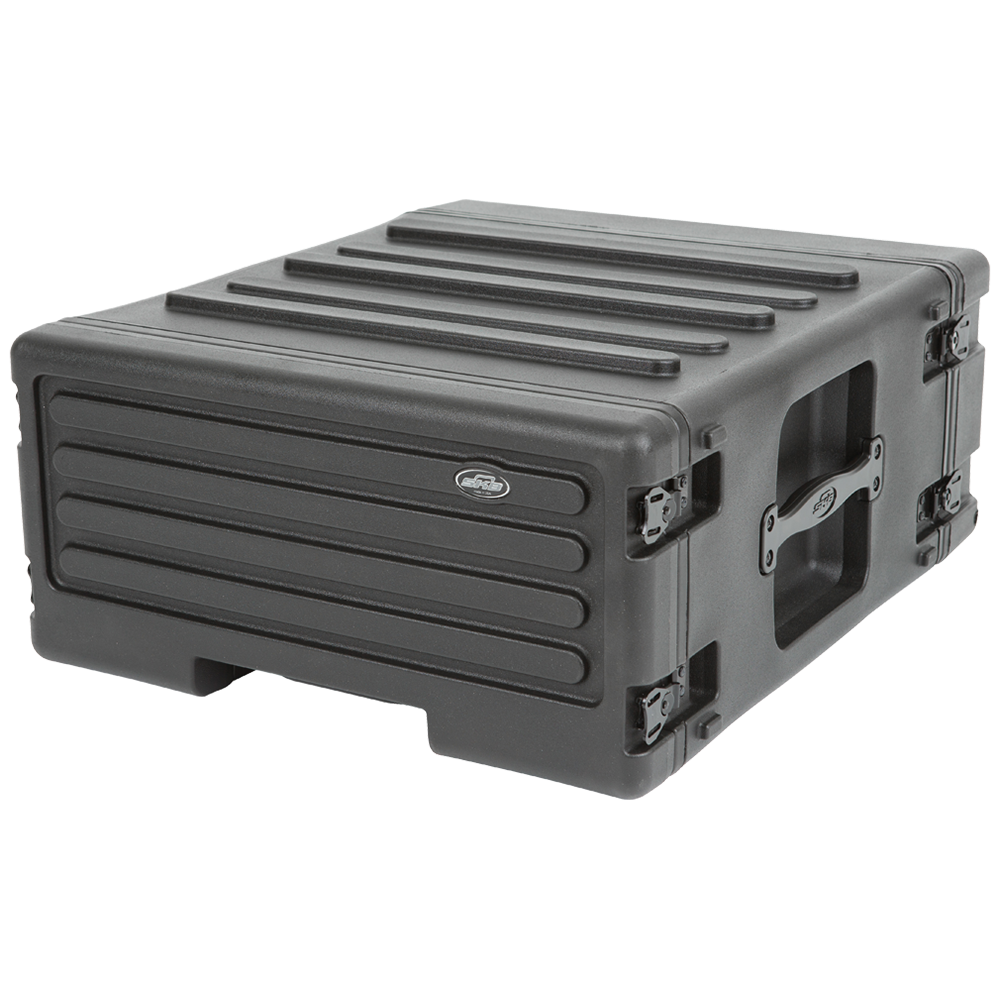 SKB 1SKB-R4UW Rack Case (4U) - Retractable Handle & Wheels