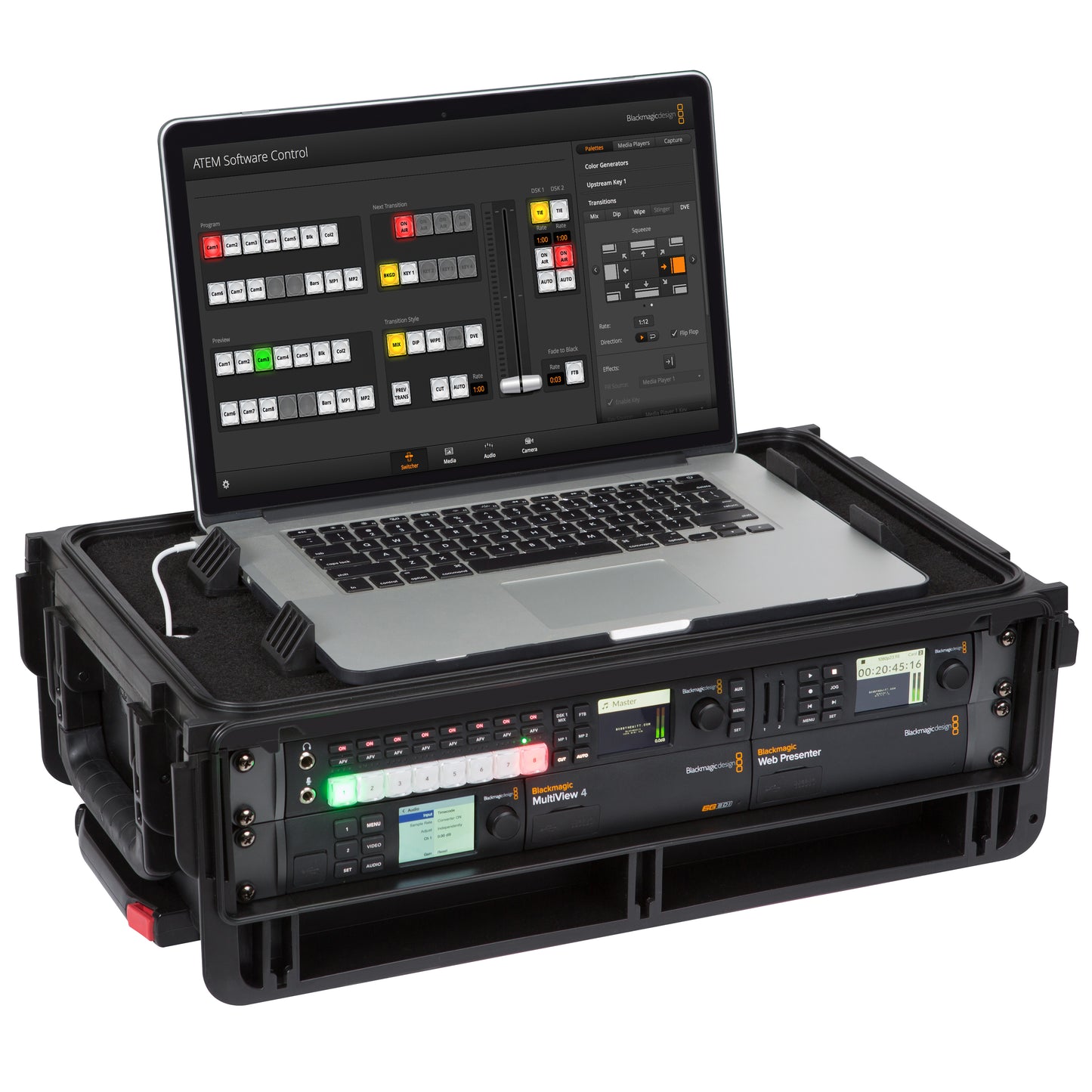 SKB Studio Flyer Rack Case - 1SKB-iSF2U - Roto Molded