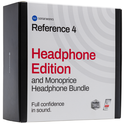Sonarworks Reference 4 Headphone Edition Monoprice Hi-Fi DJ Headphone Bundle