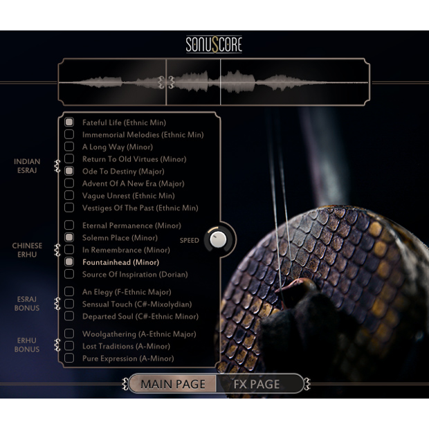 SonuScore Ethnic String Phrases Esraj & Erhu