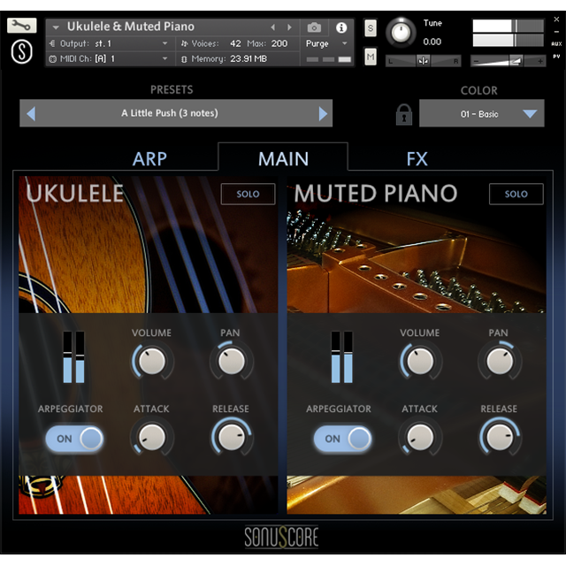 SonuScore Origins Vol. 5 - Ukulele and Muted Piano