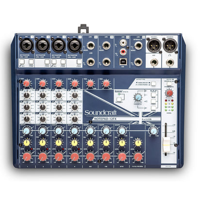 Soundcraft Notepad-12FX Analog Mixing Console (USB) - Lexicon Effects