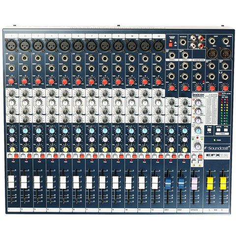 Soundcraft EFX12 12-Channel Mixer with Effects