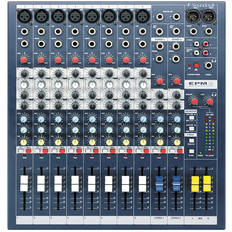 Soundcraft EPM8 10-Channel Analog Mixer