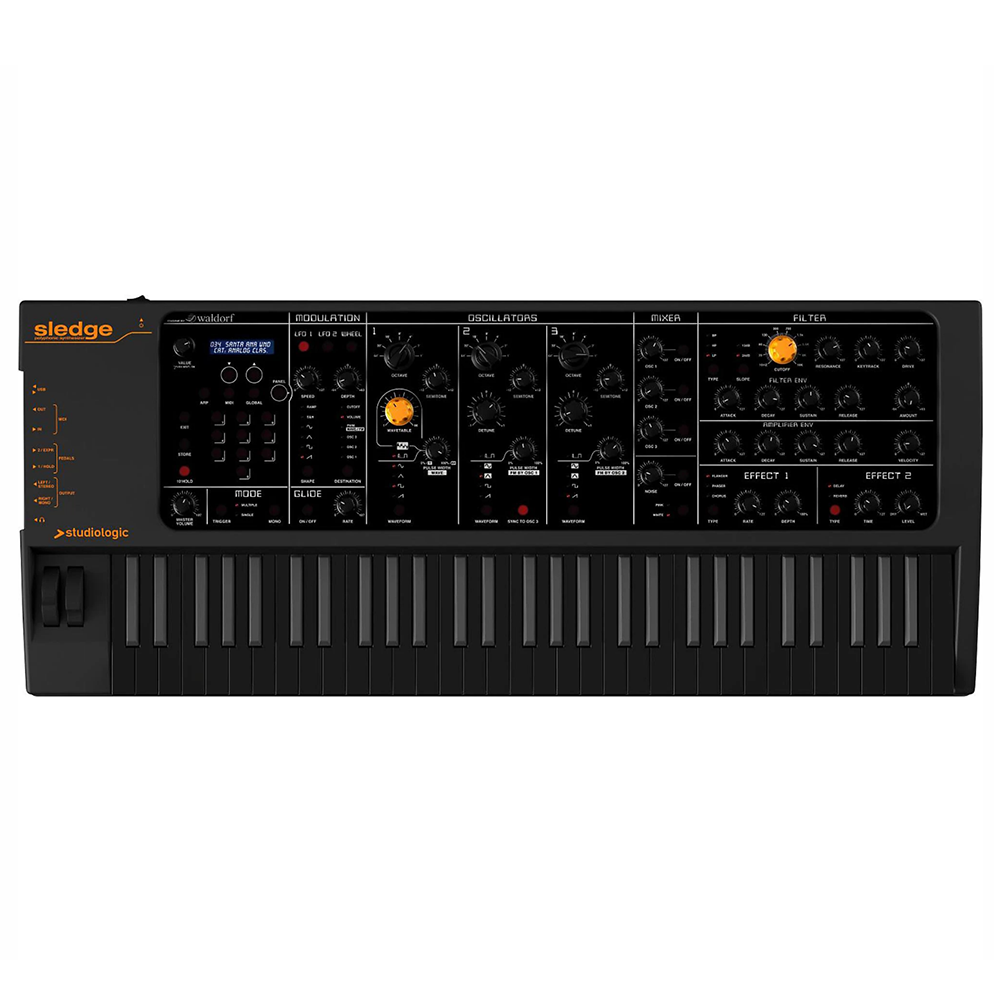 StudioLogic Sledge 2.0 Virtual Analog Synthesizer (Black)
