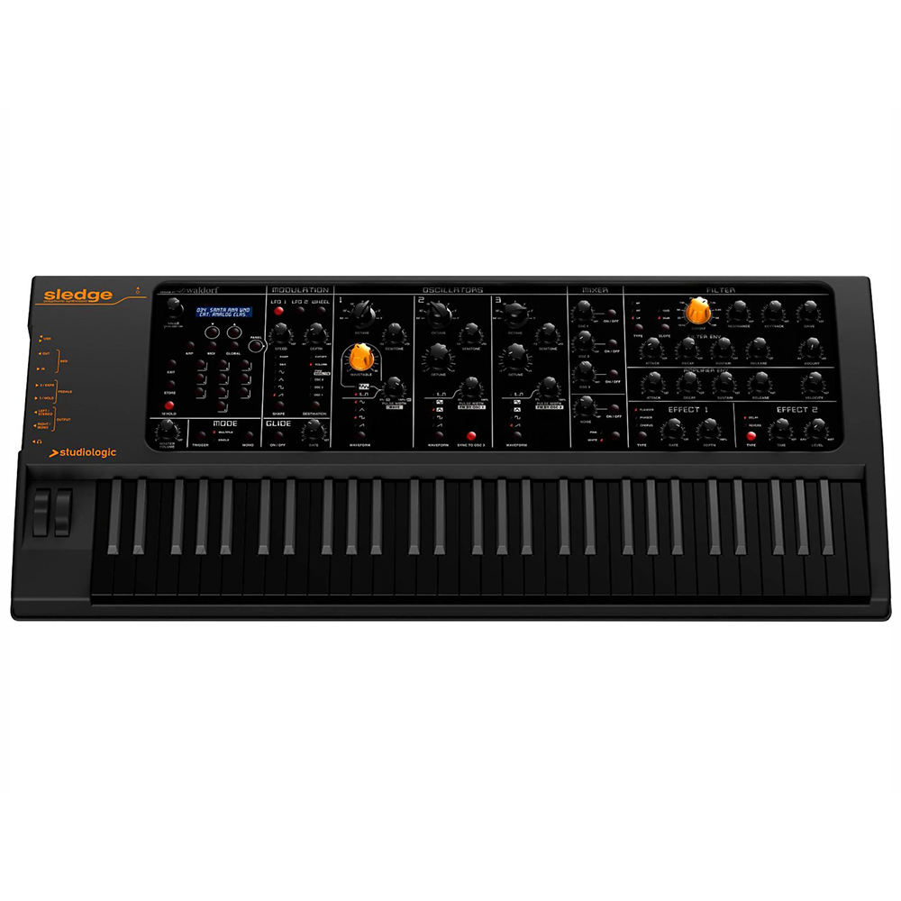 StudioLogic Sledge 2.0 Virtual Analog Synthesizer (Black)