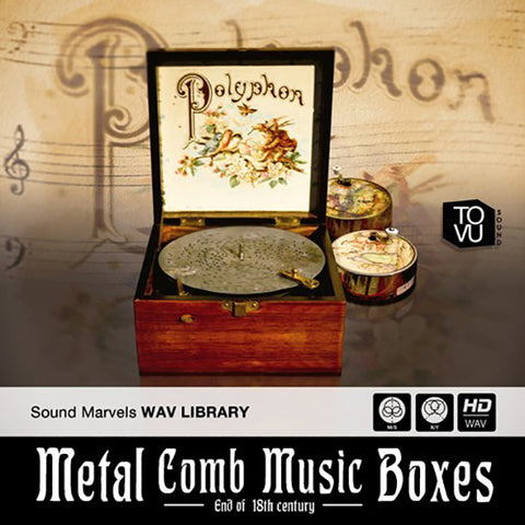 Tovusound Metal Comb Music Boxes Virtual Instrument