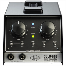 Universal Audio Solo/610 Classic Tube Single Channel Mic Pre