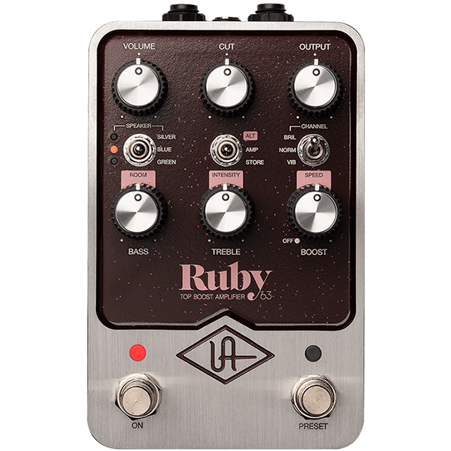Universal Audio Ruby '63 Top Boost Amplifier Pedal