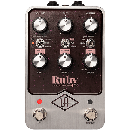 Universal Audio Ruby '63 Top Boost Amplifier Pedal